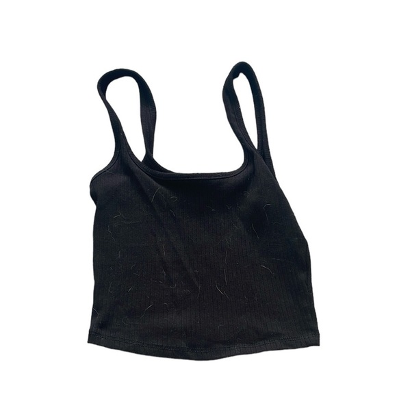 Tilly's Destined Size XS Black Crop Top Tank Top - Picture 2 of 5